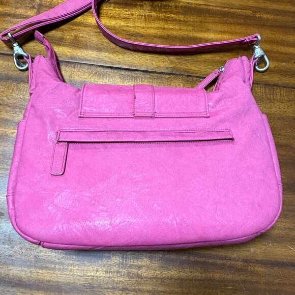 EXCELLENT Kelly Moore B-Hobo Camera Bag Pink Leather Photography Messenger Bag - Picture 5 of 16